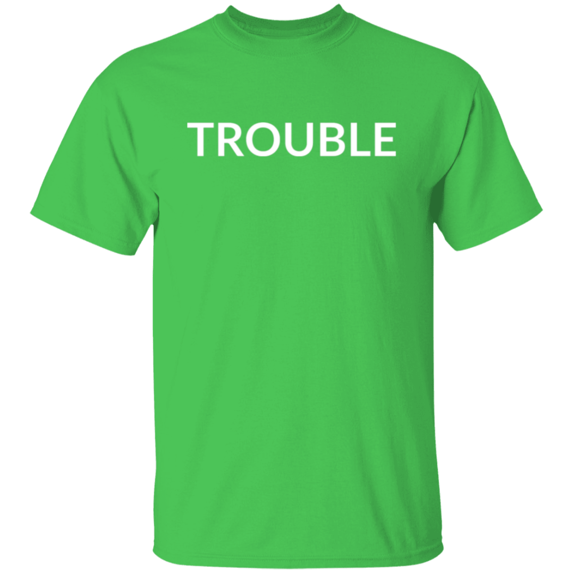 TROUBLE , TROUBLE FINDS 🍀 MATCHING COUPLE T-SHIRT