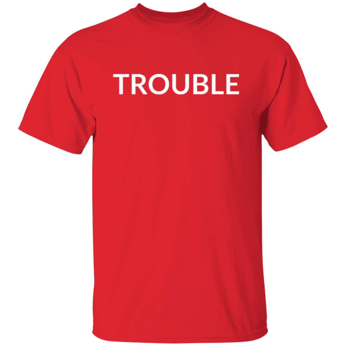 TROUBLE , TROUBLE FINDS 🍀 MATCHING COUPLE T-SHIRT