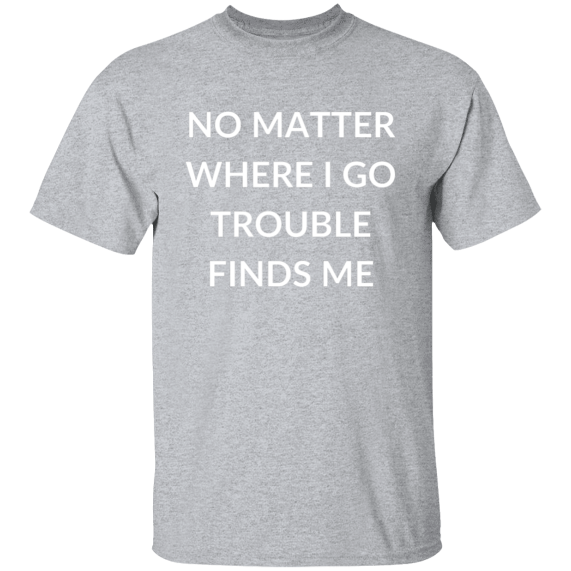 TROUBLE , TROUBLE FINDS 🍀 MATCHING COUPLE T-SHIRT