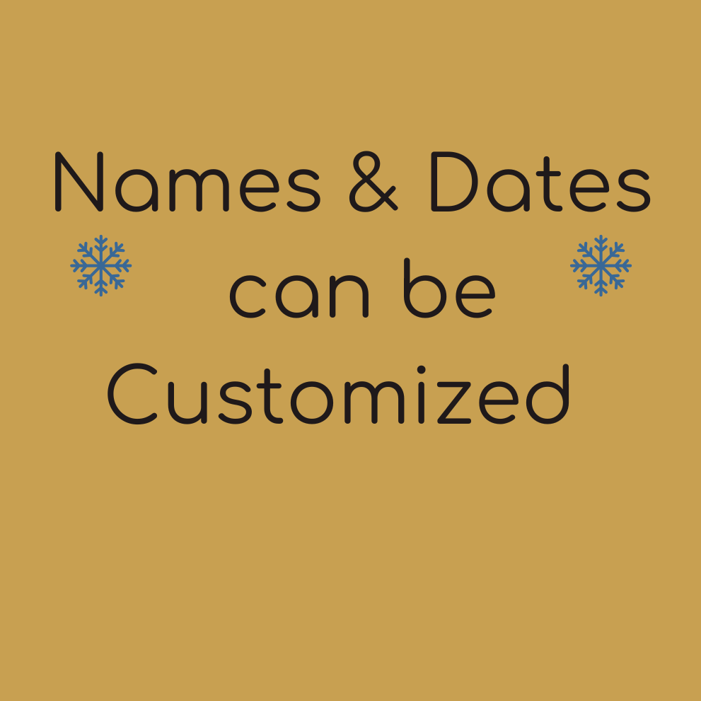 Our First Christmas As Mr & Mrs | Christmas Ornaments