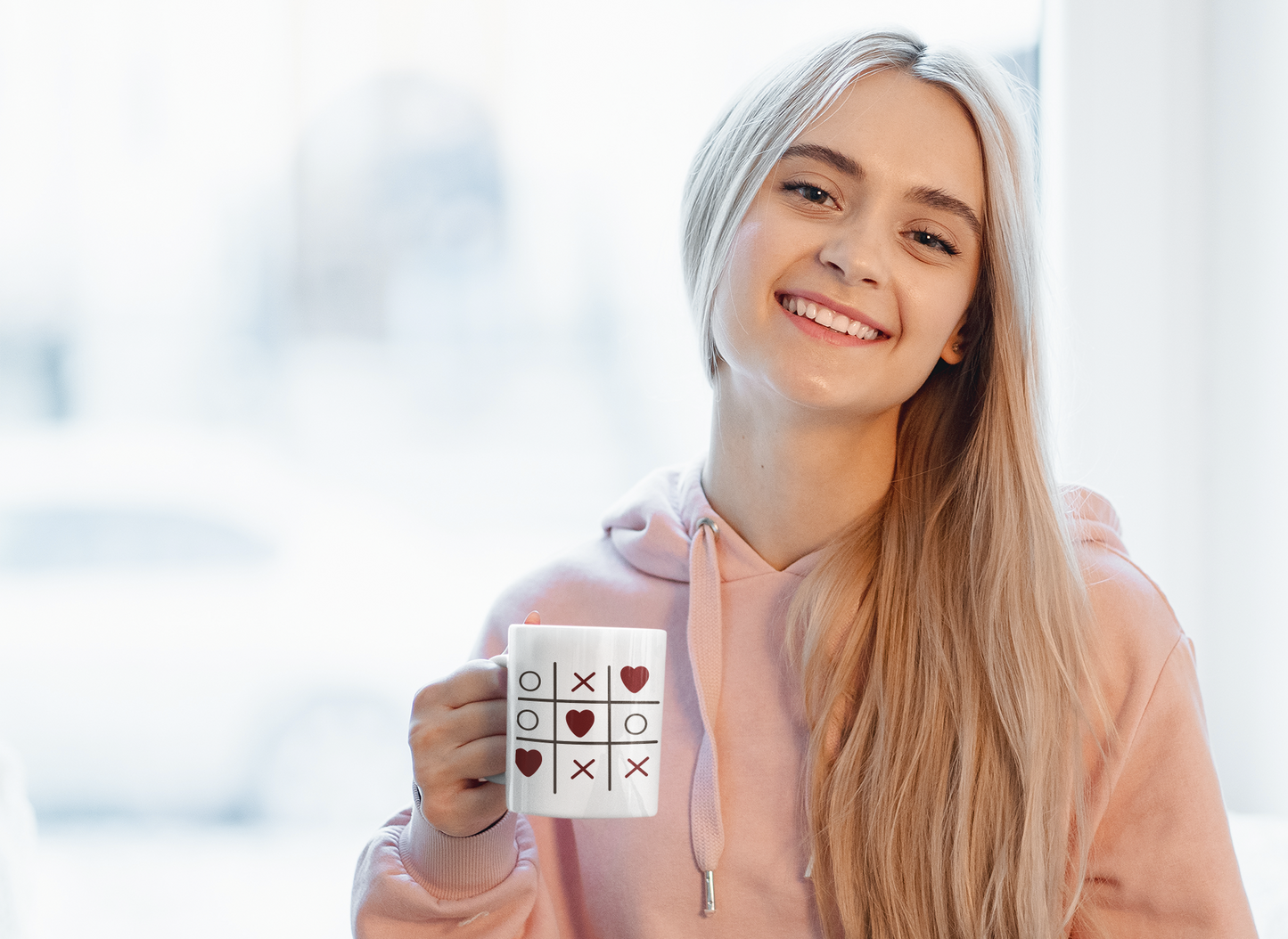 XO Heart Valentine Mug