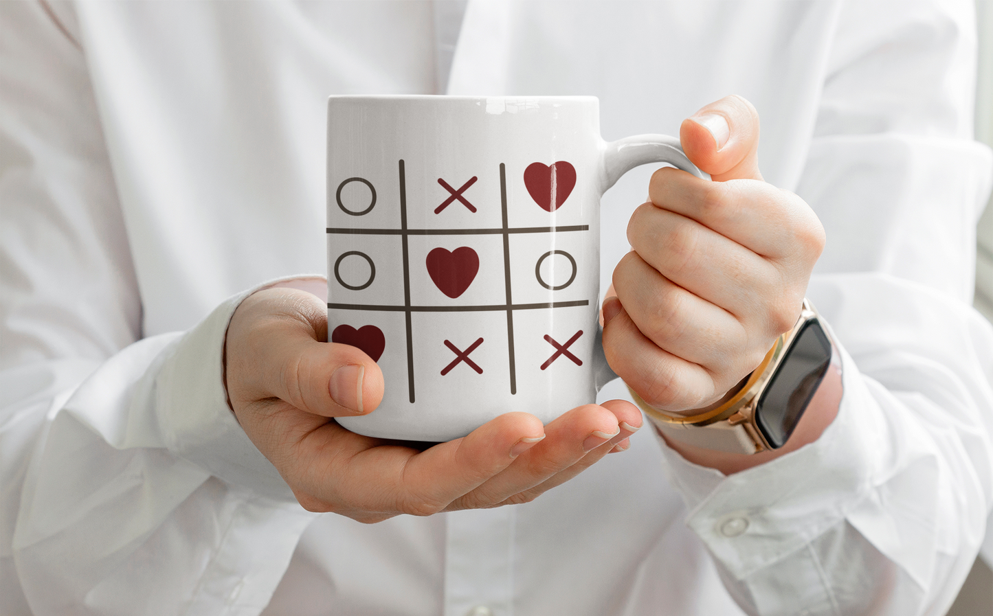 XO Heart Valentine Mug