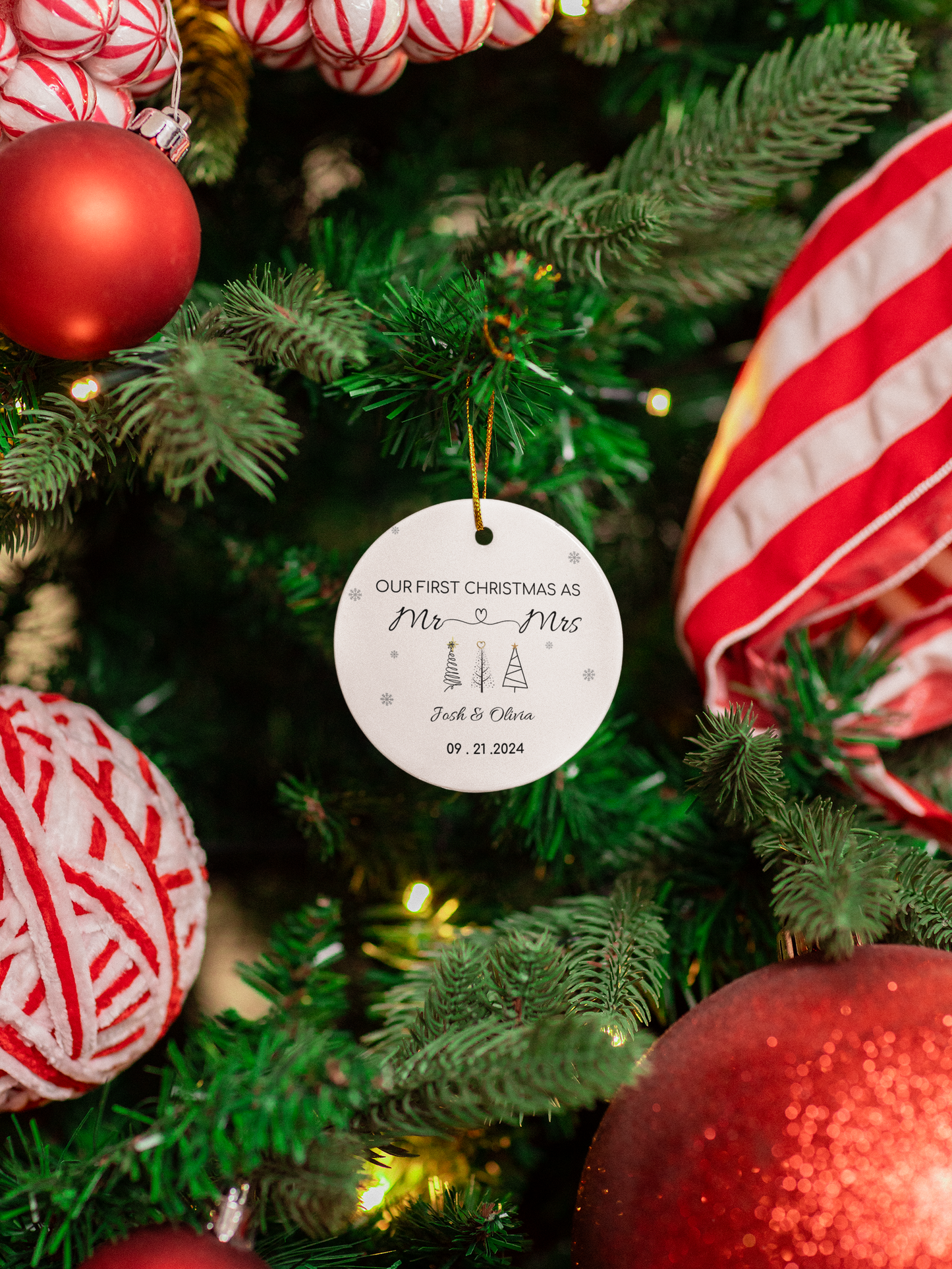 Our First Christmas As Mr & Mrs | Christmas Ornaments