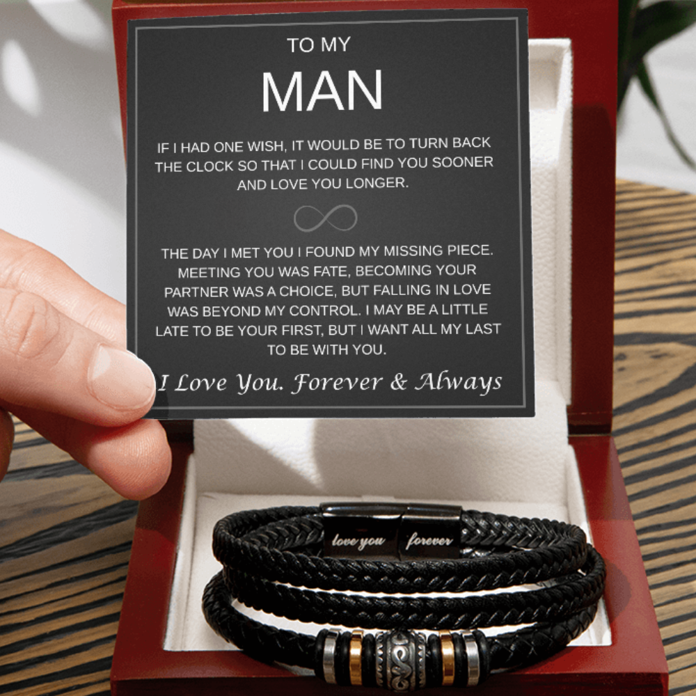 To My Man Bracelet | One Wish Bracelet