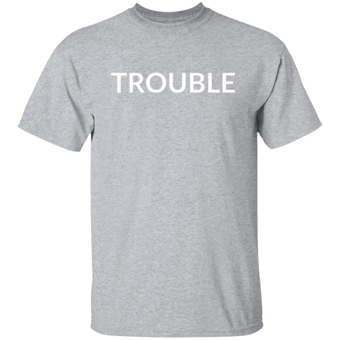 TROUBLE , TROUBLE FINDS ME💘 MATCHING COUPLE T-SHIRT