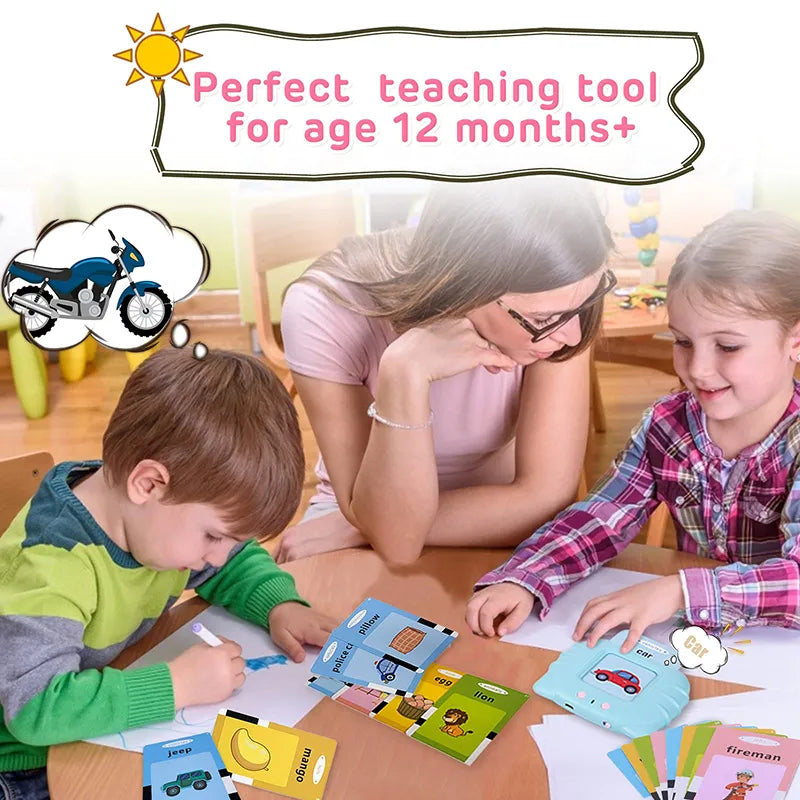 New Year Sale 49% Off  🎉 112Pc Talking Tots™ Educational Interactive Flashcards!