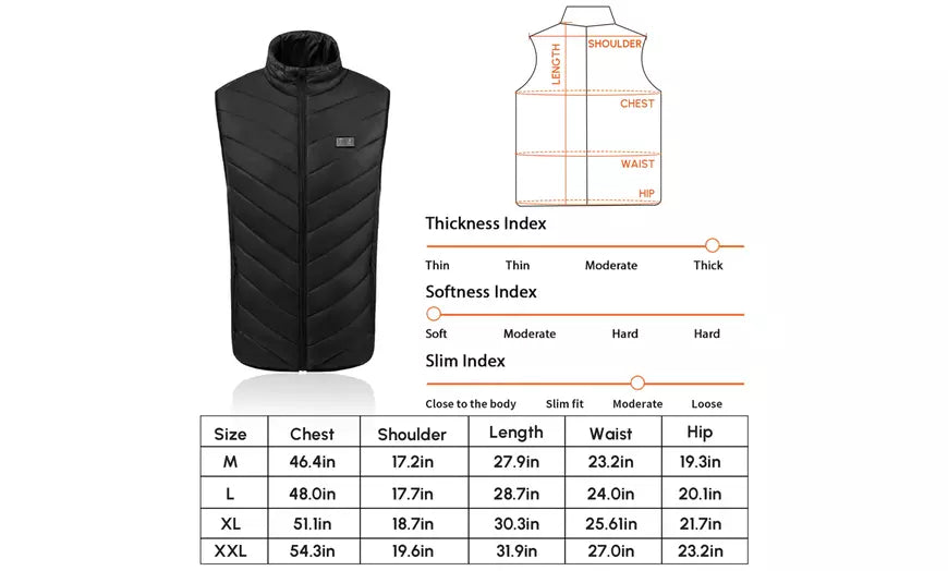 ❄ Cold Pro™ Heated Vest USB Heating Vest❄