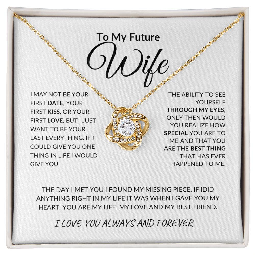 Future Wife Gift | Gold Knot Necklace