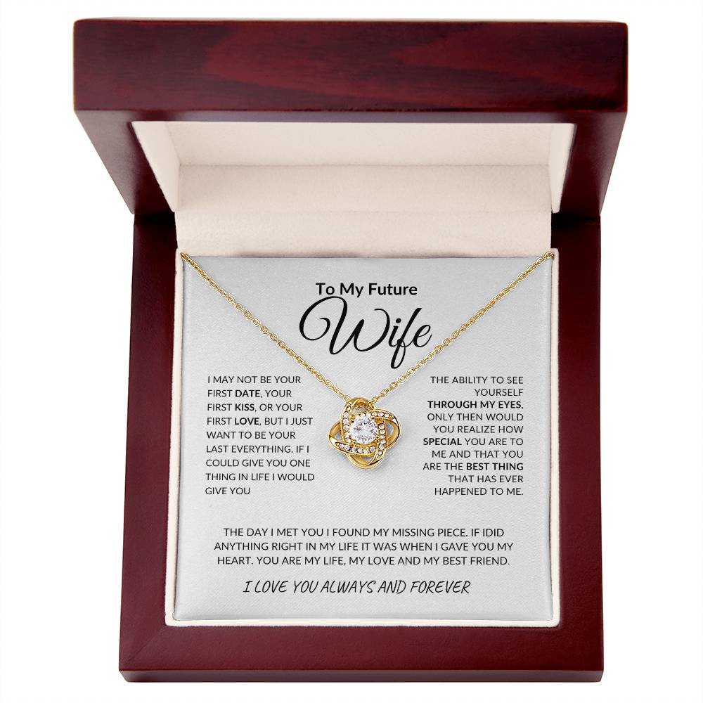 Future Wife Gift | Gold Knot Necklace