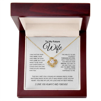 Future Wife Gift | Gold Knot Necklace