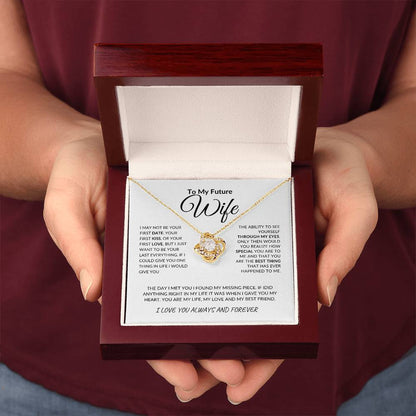 Future Wife Gift | Gold Knot Necklace