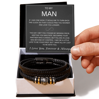 To My Man Bracelet | One Wish Bracelet