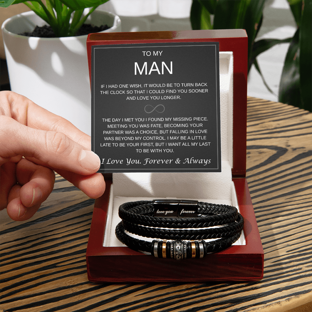 To My Man Bracelet | One Wish Bracelet