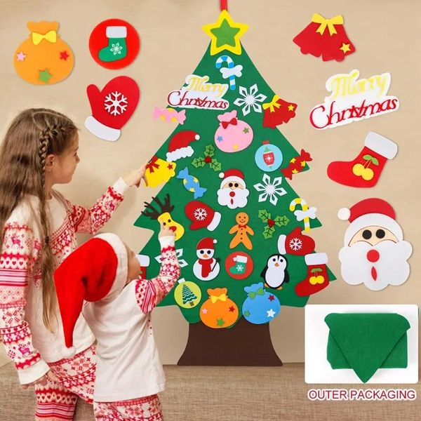 🎄 Tots Touch™ Kids DIY Felt Christmas Trees 🎄