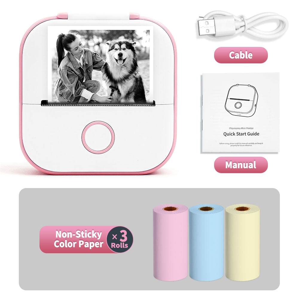 Craft Moments: Mini Portable Sticker Printer - Print Fun, Anytime!