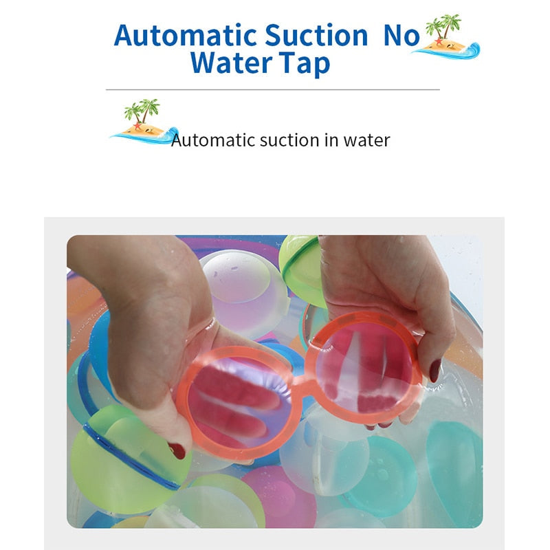 HOT SUMMER SALE 50% OFF AquaBurst Reusable Water Balloon