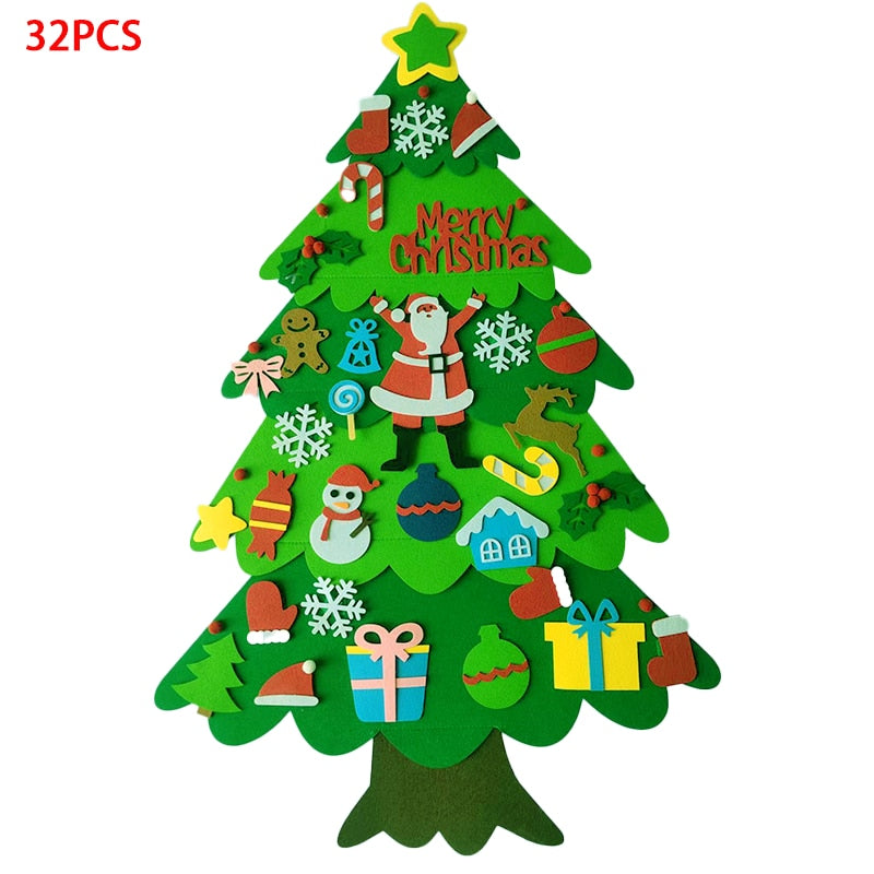 🎄 Tots Touch™ Kids DIY Felt Christmas Trees 🎄