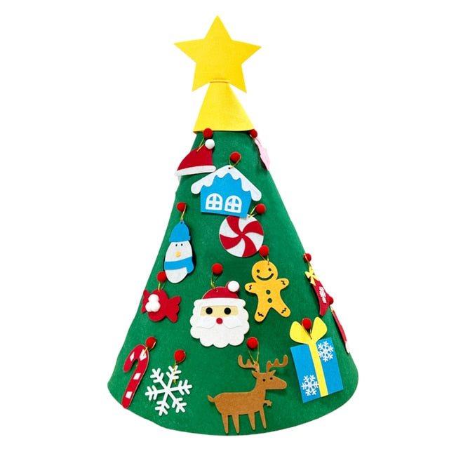 🎄 Tots Touch™ Kids DIY Felt Christmas Trees 🎄