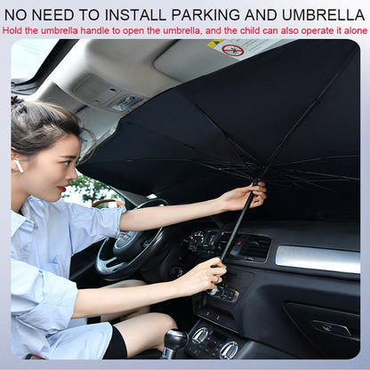 "Carbrella" Windshield Sunshade