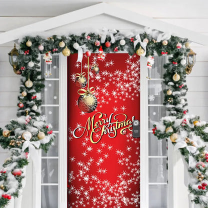 Christmas Outdoor Door Cover