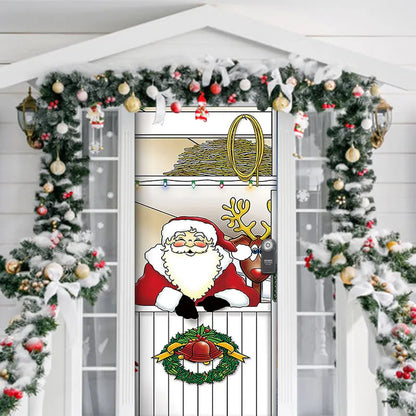 Christmas Outdoor Door Cover