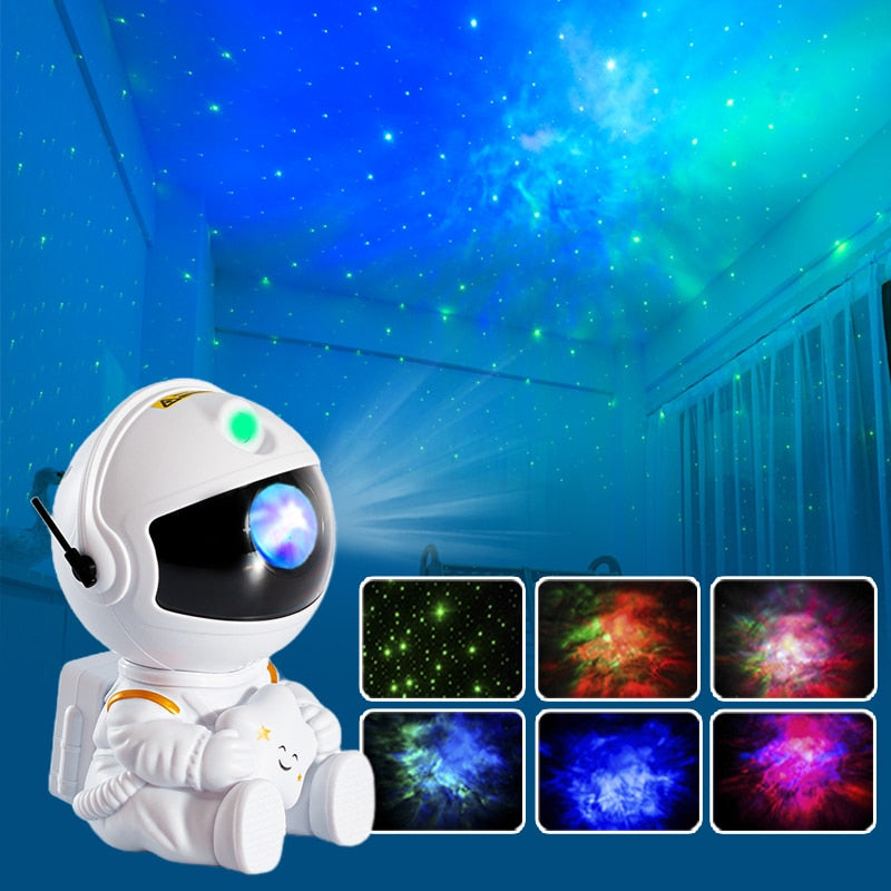 🌌 Astro Ace™ - Astronaut  Galaxy Star Projector