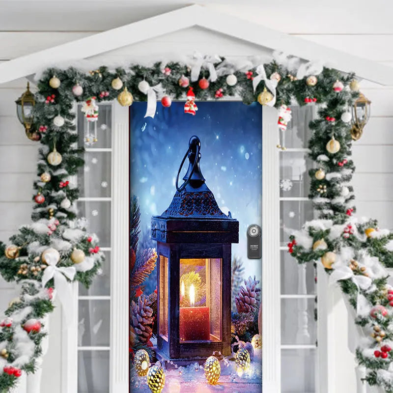 Christmas Outdoor Door Cover