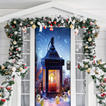 Christmas Outdoor Door Cover