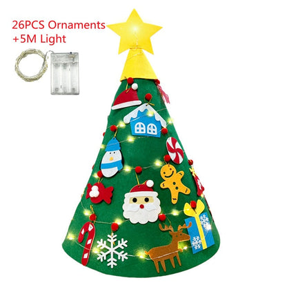 🎄 Tots Touch™ Kids DIY Felt Christmas Trees 🎄