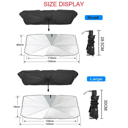 "Carbrella" Windshield Sunshade