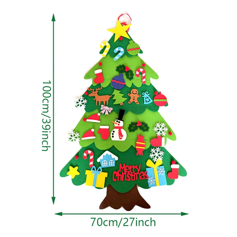 🎄 Tots Touch™ Kids DIY Felt Christmas Trees 🎄