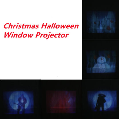 🎅 Christmas & Halloween Window Projector