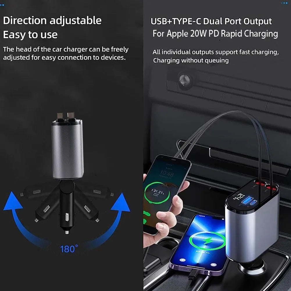 Hot Sale! ChargeWiz™ Fast, Retractable Charging!