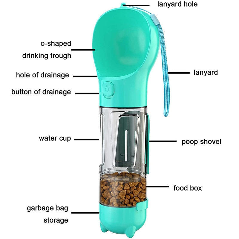 Portable Dog Water Bottle Drinking Bowls