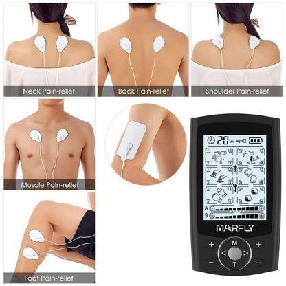 Drug-Free Pain Relief! TENS/EMS Unit. 24 Modes